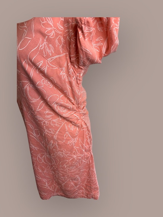 🌻 A New Day Pink Floral Puff Sleeve Square Neck Dress #584 - Picture 7 of 13